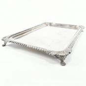 EDWARDIAN HALLMARKED SILVER TRAY