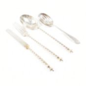 COLLECTION OF SILVER FLATWARE