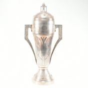 GERMAN SILVER PLATED JUGENDSTIL TROPHY