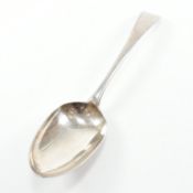 GEORGE III HALLMARKED SILVER SERVING SPOON HESTER BATEMAN