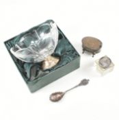 COLLECTION OF HALLMARKED SILVER 925 SILVER & WHITE METAL OBJECTS