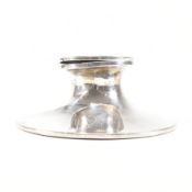 1930S SILVER HALLMARKED CAPSTAN INKWELL