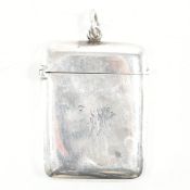 VICTORIAN SILVER HALLMARKED VESTA CASE