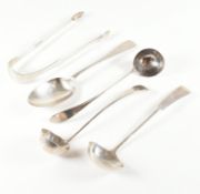 COLLECTION OF SCOTTISH PROVINCIAL SILVER FLATWARE