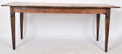 LARGE 19TH CENTURY FRENCH REFECTORY DINING TABLE