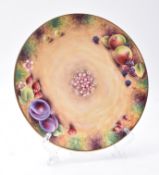 TERENCE NUTT X ROYAL WORCESTER - PORCELAIN SIGNED SIDE PLATE