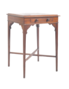 VICTORIAN 19TH CENTURY MAHOGANY INLAID GAME CHESS TBALE