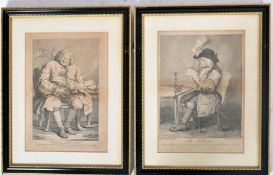 AFTER WILLIAM HOGARTH - TWO 18TH CENTURY ENGRAVINGS