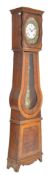 A 19TH CENTURY FRENCH COMTOISE WALNUT LONGCASE CLOCK