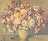 CARLE JOHN BLENNER (AMERICAN) STILL LIFE OIL PAINTING