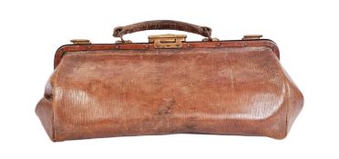 EDWARDIAN LEATHER GLADSTONE - DOCTORS ATTACHE BAG