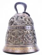 VICTORIAN CAST BRONZE ECCLESIASTIC ALTAR CHURCH BELL