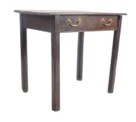 GORGE II EARLY 18TH CENTURY OAK LOW BOY WRITING TABLE