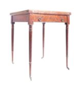 19TH CENTURY FLAME MAHOGANY ENVELOPE CARD / GAMES TABLE