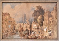 AFTER SAMUEL PROUT - EARLY 20TH CENTURY WATERCOLOUR