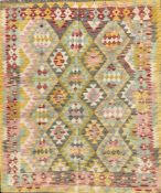 20TH CENTURY ANATOLIAN TURKISH KILIM FLOOR CARPET RUG