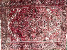 19TH CENTURY CENTRAL PERSIAN HERIZ FLOOR CARPET