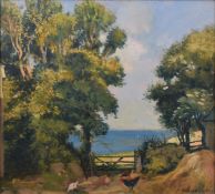 J. HODGSON LOBLEY (1878 - 1954) - SIGNED OIL ON BOARD PAINTING