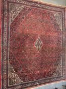LARGE 19TH CENTURY PERSIAN BIDJAR FLOOR CARPET RUG
