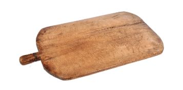 19TH CENTURY TURKISH RUSTIC WOODEN BREAD / CHEESE BOARD