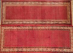 TWO LARGE 20TH CENTURY IRANIAN BOKHARA STYLE RUGS