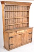 VICTORIAN 19TH CENTURY PINE FARMHOUSE WELSH DRESSER