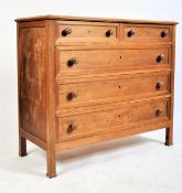 BIEDERMEIER 1900S MAHOGANY COMMODE CHEST OF DRAWERS