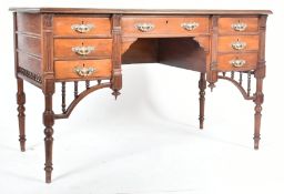 JAMES SHOOLBRED & CO - VICTORIAN WRITING TABLE DESK