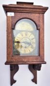 VICTORIAN OAK FUSEE JOHN CHARLES, PORTSMOUTH WALL CLOCK