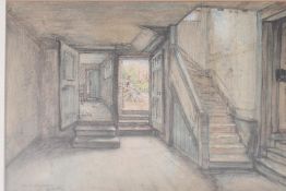 CHARLES WEST COPE (1811-1890) 1867 WATERCOLOUR PAINTING