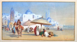 LOUIS TESSON (1820-1870) - ORIGINAL WATERCOLOUR PAINTING