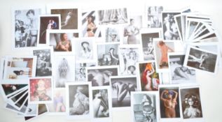 COLLECTION OF SIXTY ONE ART GLAMOUR NUDE EROTIC PHOTOS