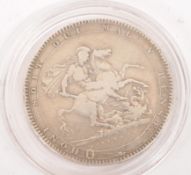 EARLY 19TH CENTURY 1818 SILVER GEORGE III SHILLING COIN