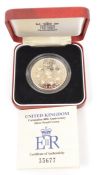 ROYAL MINT SILVER PROOF CORONATION CROWN COIN