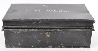 VINTAGE 20TH CENTURY TIN METAL TIN BOX