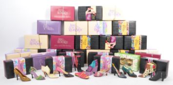 COLLECTION OF 65 BOXED 'JUST THE RIGHT SHOE' FIGURINES BY RAINE
