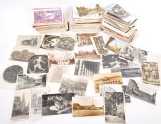 COLLECTION OF 400 EARLY TO MID CENTURY POSTCARDS