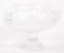 IRISH WATERFORD GLASS LEAD CRYSTAL - LARGE CENTRE PIECE BOWL