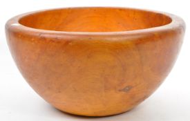 VINTAGE 20TH CENTURY SYCAMORE FRUIT CENTRE PIECE BOWL