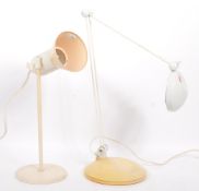 TWO RETRO 1980S CLASSIC & SATELLITE TABLE LAMPS