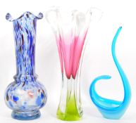 JOSEF HOSPODKA FOR CHRIBSKA SKLO UNION - VASE & OTHERS