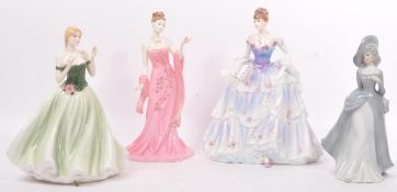COLLECTION OF COALPORT LIMITED EDITION LADY FIGURES
