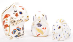 ROYAL CROWN DERBY - COLLECTION OF ANIMAL FIGURES