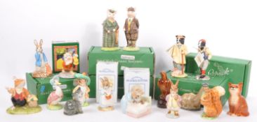 BEATRIX POTTER - JOHN BESWICK - COLLECTION OF PORCELAIN FIGURES