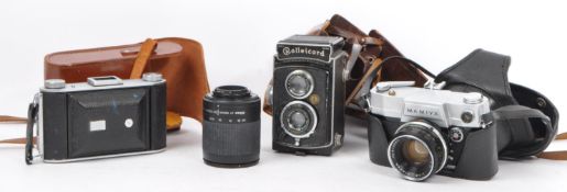 ROLLEICORD, ENSIGN, MAMIYA & NIKON LENS CAMERAS