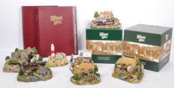 COLLECTION OF VINTAGE LILLIPUT LANE COTTAGE FIGURES BOXED