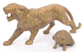 VINTAGE 20TH CENTURY INDIAN DHOKRA FROG INCENSE BURNER