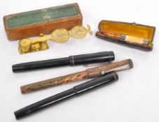 COLLECTION OF VINTAGE 20TH CENTURY WRITING FOUNTAIN PENS