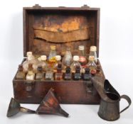 VINTAGE BOOTS THE CHEMISTS GLASS BOTTLES IN BOX