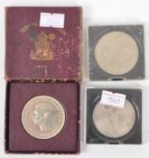 1951 FESTIVAL OF BRITAIN CROWN & TWO 1953 CROWNS